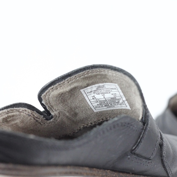 Merrell Shoes Women Leather Clogs sz 8.5 Slip on Black Flat - Picture 8 of 8